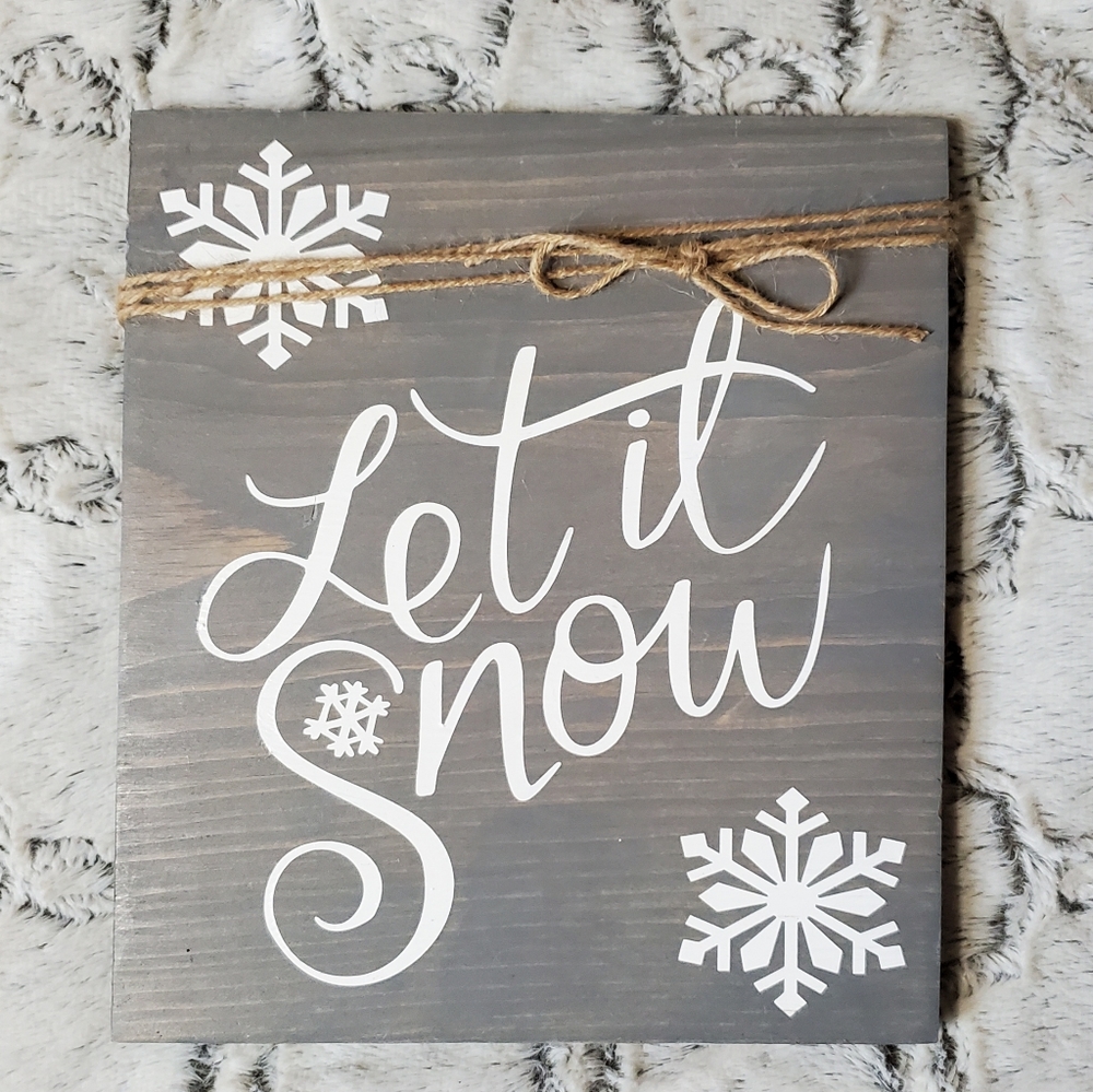 Let it Snow Sign - Picture 4 of 5